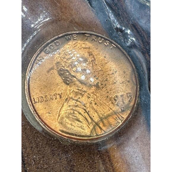 VTG Wooden Clock With Bicentennial Quarters 1976 Coins - Picture 11 of 16